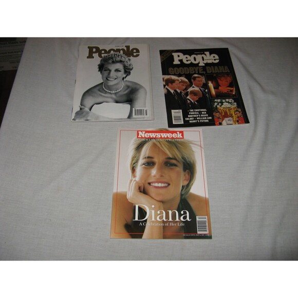 Lot of 9 Different Princess Di Diana Publications Book & Magazines 1997-1999 - Picture 3 of 4